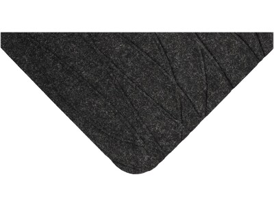 M + A Matting TuffComfort Anti-Fatigue Commercial Standing Desk Floor Mat, 2' x 3', Coal Black (5230232232107)