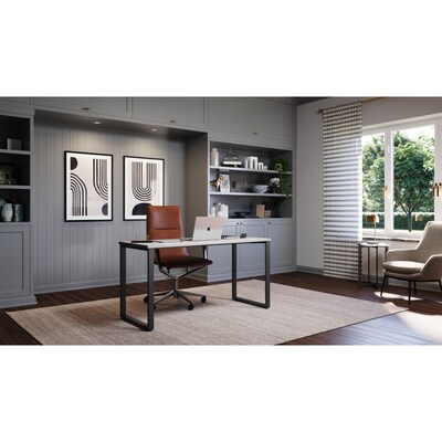 Hirsh Computer and Office Desk, 30" x 60", Black/Gray Elm (23938)