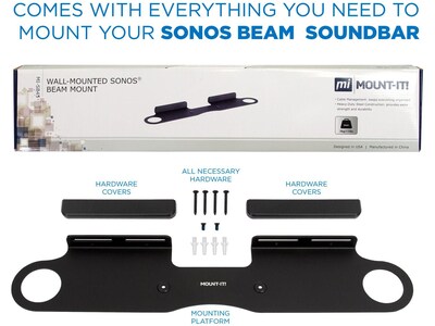 Mount-It! Sonos Beam Wall Mounting Shelf, 11 lbs. (MI-SB45)