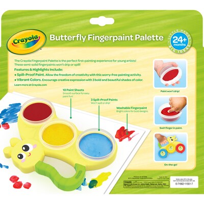 Crayola Butterfly Fingerpaint Palette (BIN811551)