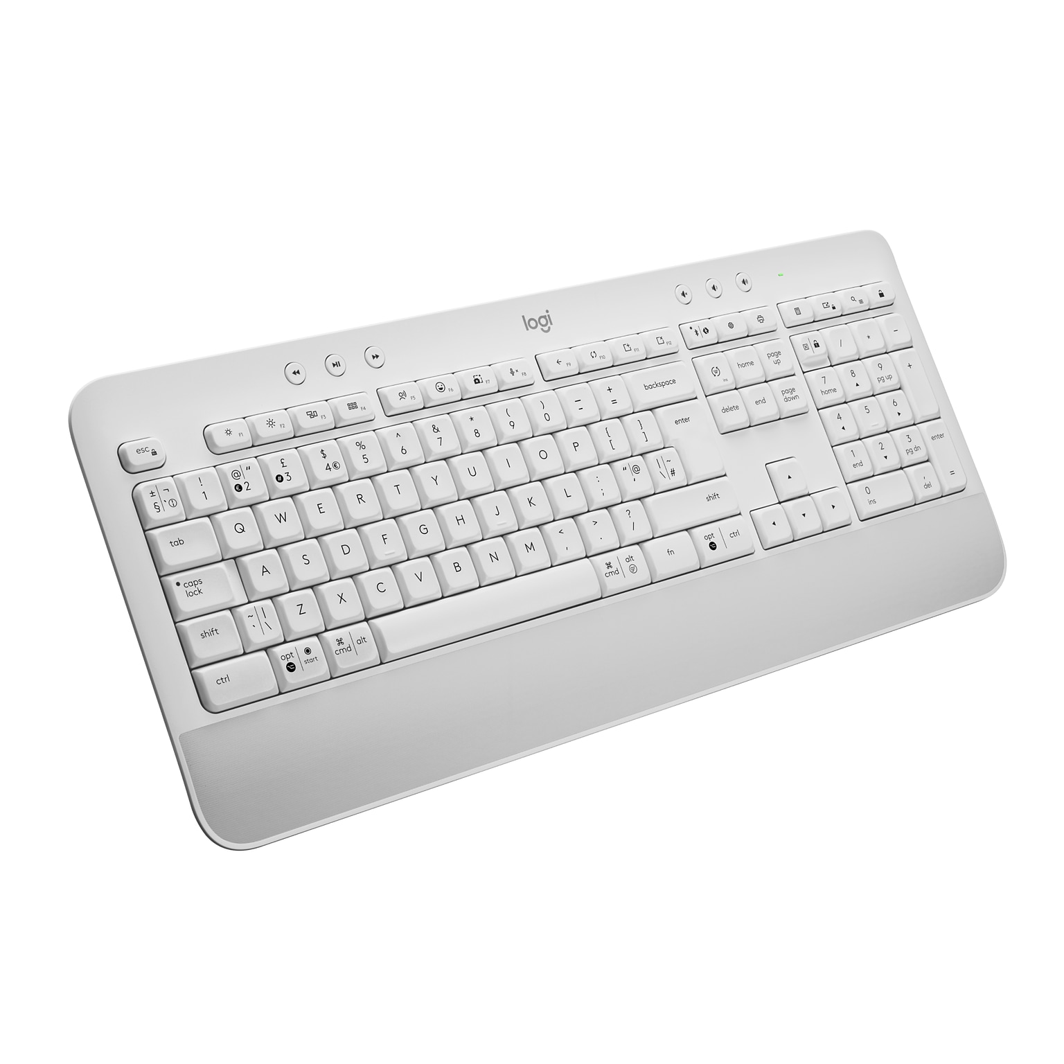 Logitech Signature K650 Wireless Keyboard with Wrist Rest, Off-White (920-010962)