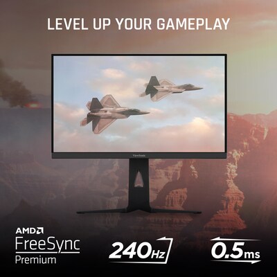 ViewSonic 27 240Hz LED Gaming Monitor, Black (XG2736-2K)