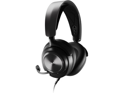 Steel Series Arctis Nova Pro Noise Canceling Gaming Over-the-Ear Headset, 3.5mm, Black (61527)