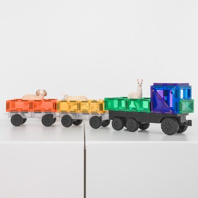 Connetix Magnetic Tiles Rainbow Transport Pack, 50 Pieces (CNTR00050TR)