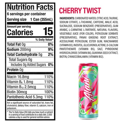 Alani Nu Energy Sugar-Free Sweet Splash Variety Pack, 12 oz., 18/Pack (220-02374)