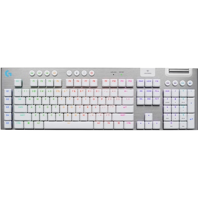 Logitech G915 X LIGHTSPEED Wireless Gaming Tactile Switches Mechanical Keyboard, White (920-012685)
