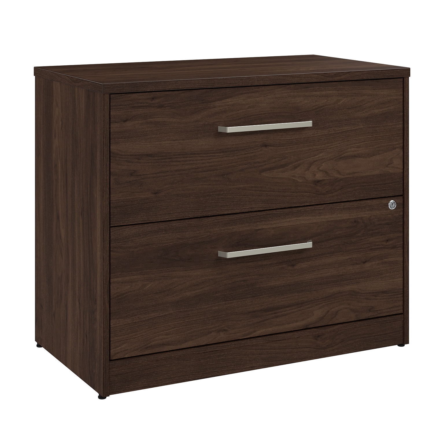 Bush Business Furniture Vista 2 Drawer File Cabinet, Black Walnut (VSF136BWSU)