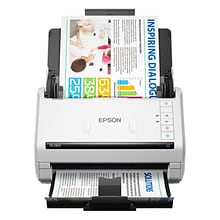 Epson DS-530 II Duplex Document Scanner, White/Black (B11B261202)