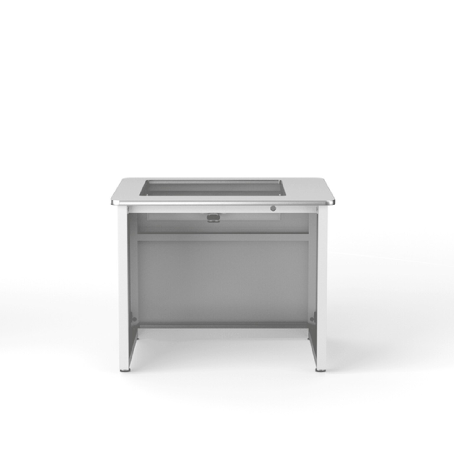 VersaDesk 36W Downview Computer Desk, White (DV3630-WW)