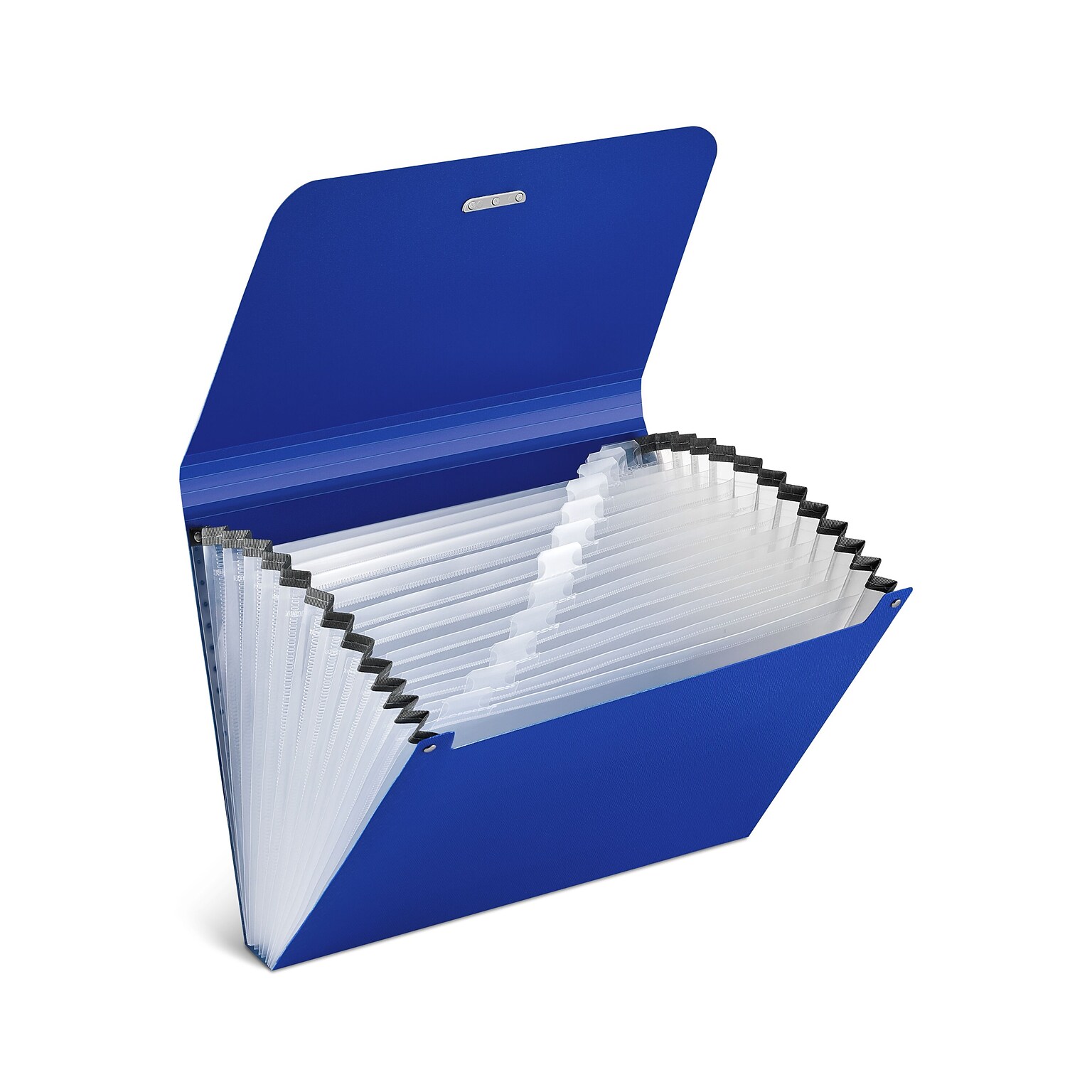 TRU RED Moisture Resistant Reinforced Plastic Filing Accordion File, 13-Pocket, Letter Size, Blue (TR52014)