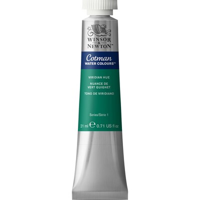 Winsor & Newton Watercolor Paint Tube, Viridian Hue (WNX0308696)