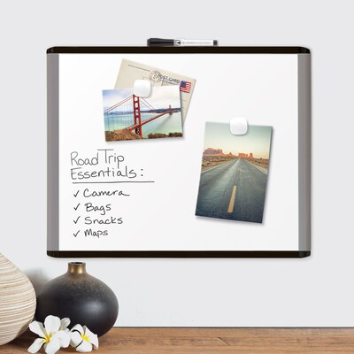 U Brands MOD Magnetic Dry Erase Whiteboard, 20 x 16 (381U00-01)