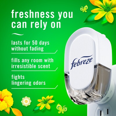 Febreze Fade Defy Plug Air Freshener Warmer Refill, Gain Original Scent, 0.87 fl. oz., 3/Pack (54341