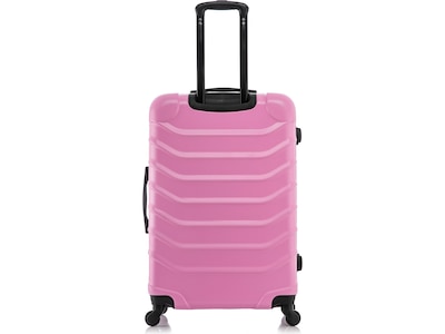 InUSA Endurance 28" Hardside Suitcase, 4-Wheeled Spinner, TSA Checkpoint Friendly, Pink (IUEND00L-PNK)