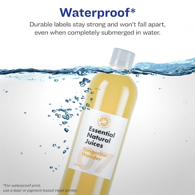 Avery Laser/Inkjet Multipurpose Labels, White, 4 Labels/Sheet, 25 Sheets/Pack  (94127)