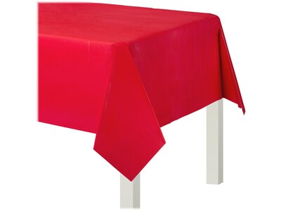 Amscan Party Table Cover, Apple Red, 2/Pack (579592.40)