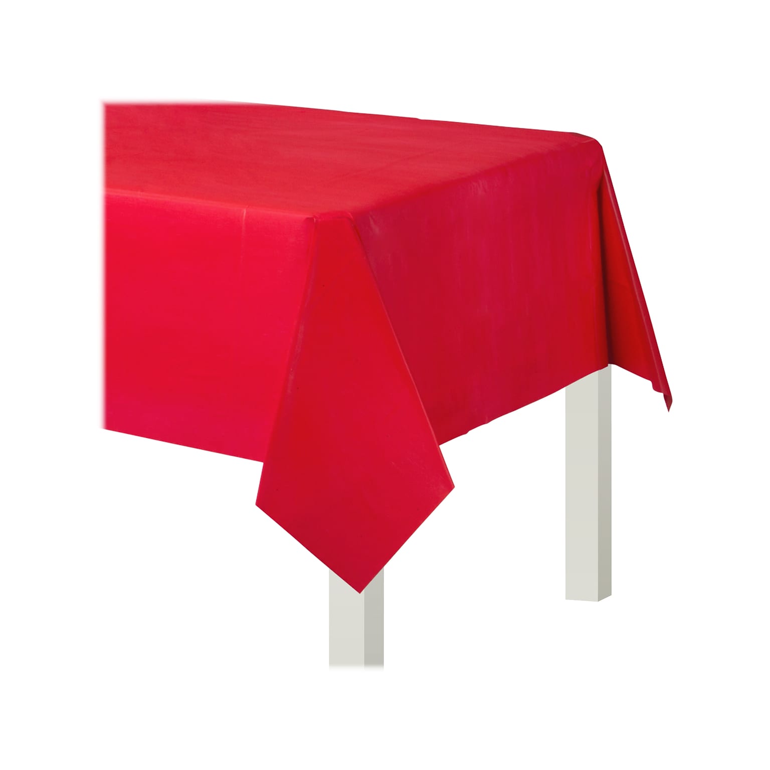 Amscan Party Table Cover, Apple Red, 2/Pack (579592.40)