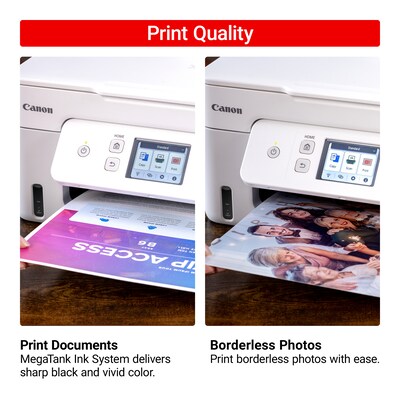 Canon PIXMA G3290 Wireless Color Inkjet Printer, All-In-One Supertank, Print, Scan, Copy (6706C002)