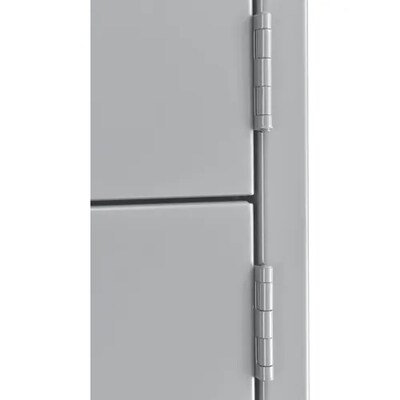 Global Industrial Infinity 3-Tier 9-Door Locker, 36"W x 15"D x 78"H, Gray (493424GY)