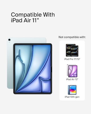 Belkin ScreenForce TemperedGlass Scratch-Resistant Screen Protector for iPad Air M2 11" (OVI007fq)