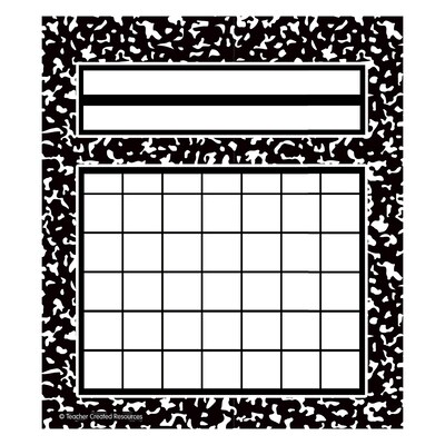 Teacher Created Resources Cool for School Composition Incentive Charts, 5.25 x 6, Multicolored, 36/Pack, 6 Packs/Bundle