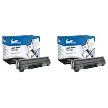 Quill Brand® Remanufactured Black Standard Yield Toner Cartridge Replacement for Canon 128, 2/Pk (35