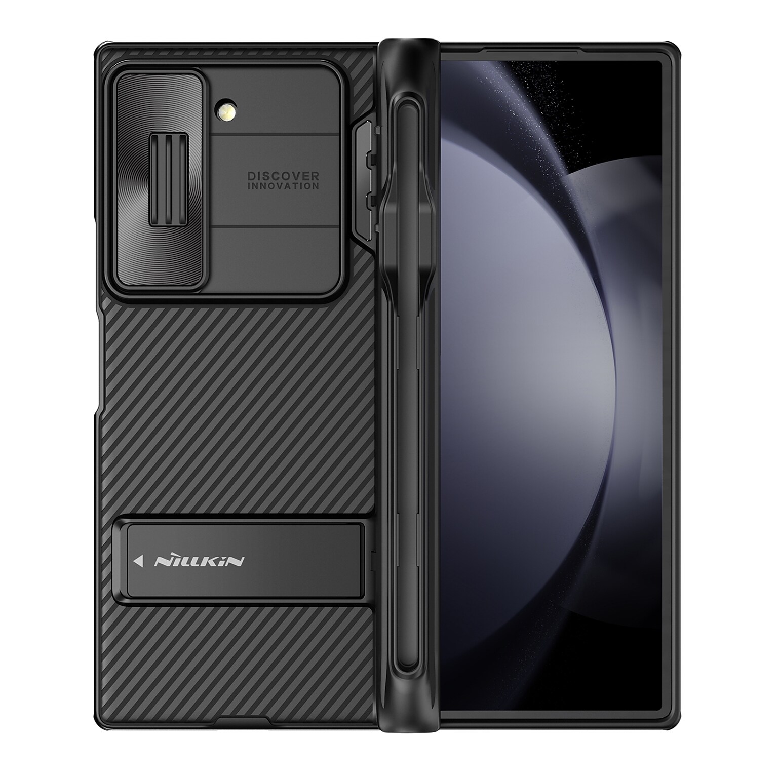 SaharaCase Raider Phone Case for Galaxy Z Fold6, Shock Absorbing, Scorpion Black (CP00598)