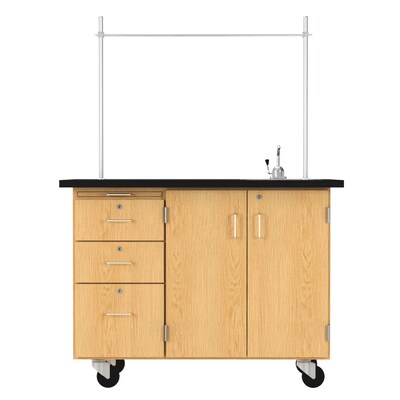 Diversified Woodcrafts Instructor's Desk Wood, Oak (4332K)