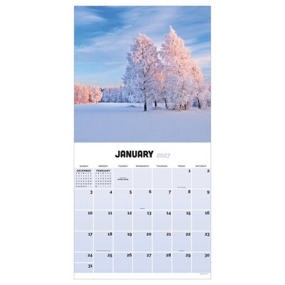2027 TF Publishing Seasons 11 x 12 Monthly Wall Calendar, Multicolored (27-1059)