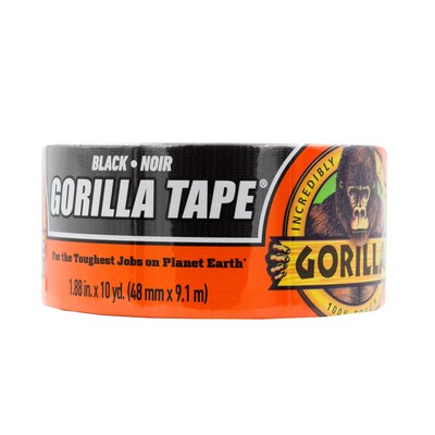 Gorilla Duct Tape, 1.88 x 10 yds., Black (105462)