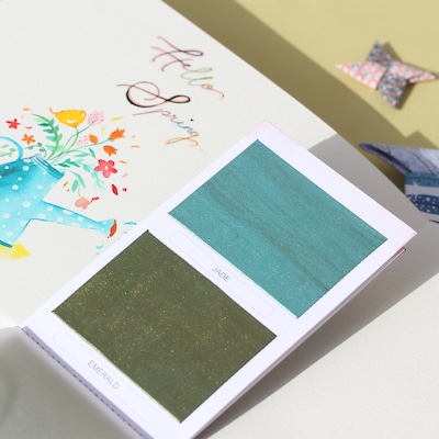 Viviva Watercolor Paint Colorsheets Pallette, Assorted Colors, 10 Colors/Set  (VIV276004)