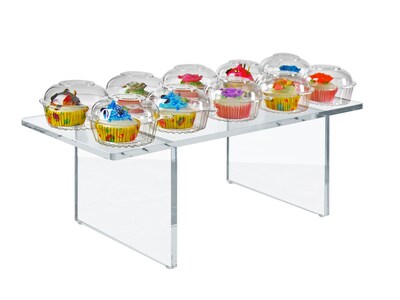 Azar Deluxe 22W Riser, Clear, Each (515379)