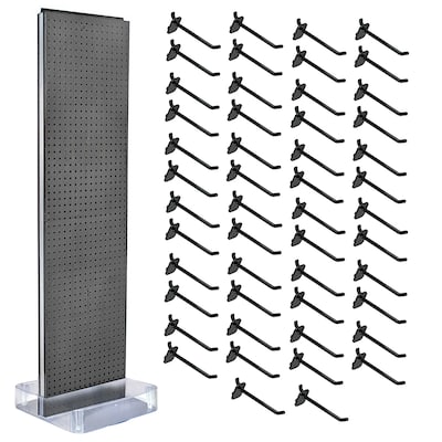 Azar Studio Base 60 x 17 Pegboard Floor Stand, Charcoal (700770-CHA-6B50)