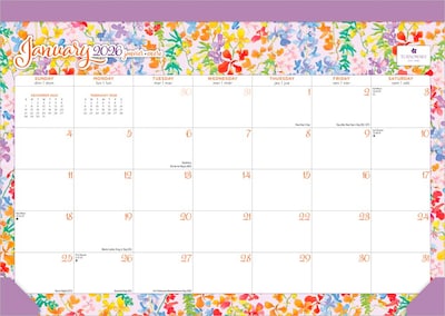 2026 Plato House of Turnowsky 15.5 x 11 Monthly Desk Pad Calendar (9798330707935)