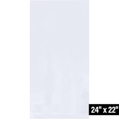22 x 24 Layflat Poly Bag, 1.5 Mil, Clear, 500/Carton (PB271)