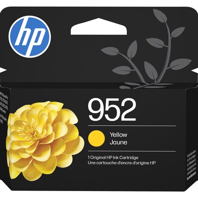 HP 952 Yellow Standard Yield Ink Cartridge, Prints up to 630 Pages (L0S55AN#140)