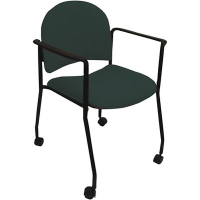 MLP® Caster-Based Arm Chairs; Black