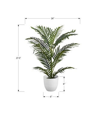 Monarch Specialties Inc. 28" Artificial Palm Tree in Pot (I 9508)