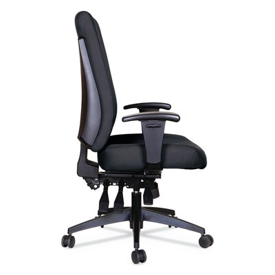 Alera® Wrigley Series Height & Width Adjustable Arm Ergonomic Polyester Task Chair, Black (ALEHPT4101)