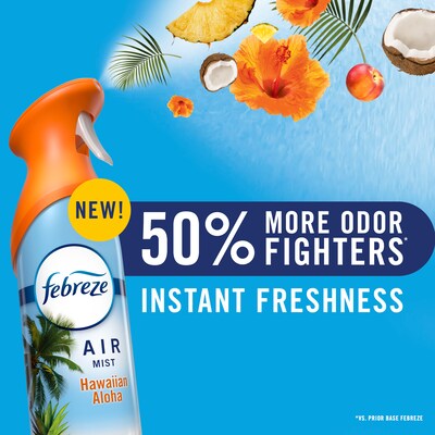Febreze Air Mist Air Freshener Spray, Hawaiian Aloha Scent, 8.1 oz. (13855/62601)