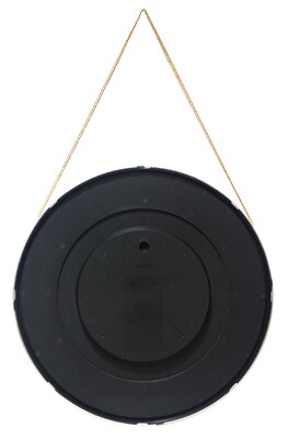 Infinity Instruments Franc Decorative Wall Mirror, Metal, 17.5"Dia. (15462GD)