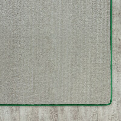 Joy Carpets Just Kidding Polyester 6' x 9' Machine Tufted Rug, Green (623Q-02)