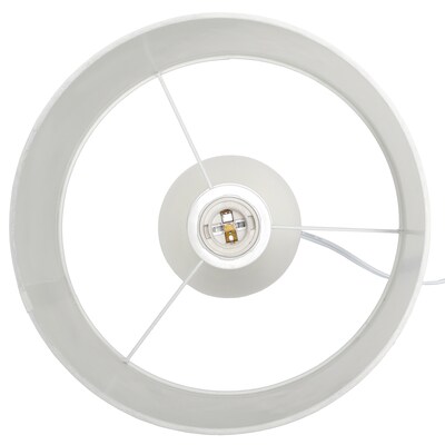 Simple Designs Strikers Basic Table Lamp, Light Wood (LT1118-LWD)