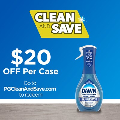 Dawn Professional Heavy Duty Powerwash Dish Soap Spray, 16 fl. oz., 6/Pack (12300CT)