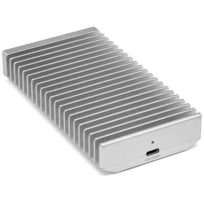 OWC Express M.2 External Hard Drive Enclosure, SSD, Silver (OWCUS4EXP1M2)