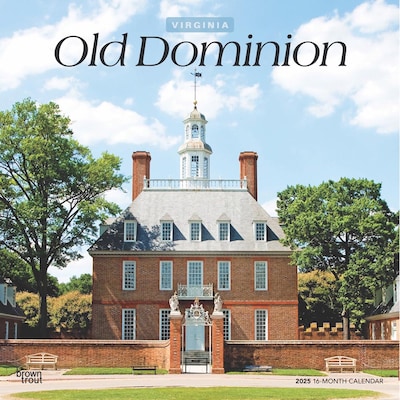 2025 BrownTrout Old Doon Virginia Places 12 x 12 Monthly Wall Calendar (9781975476434)