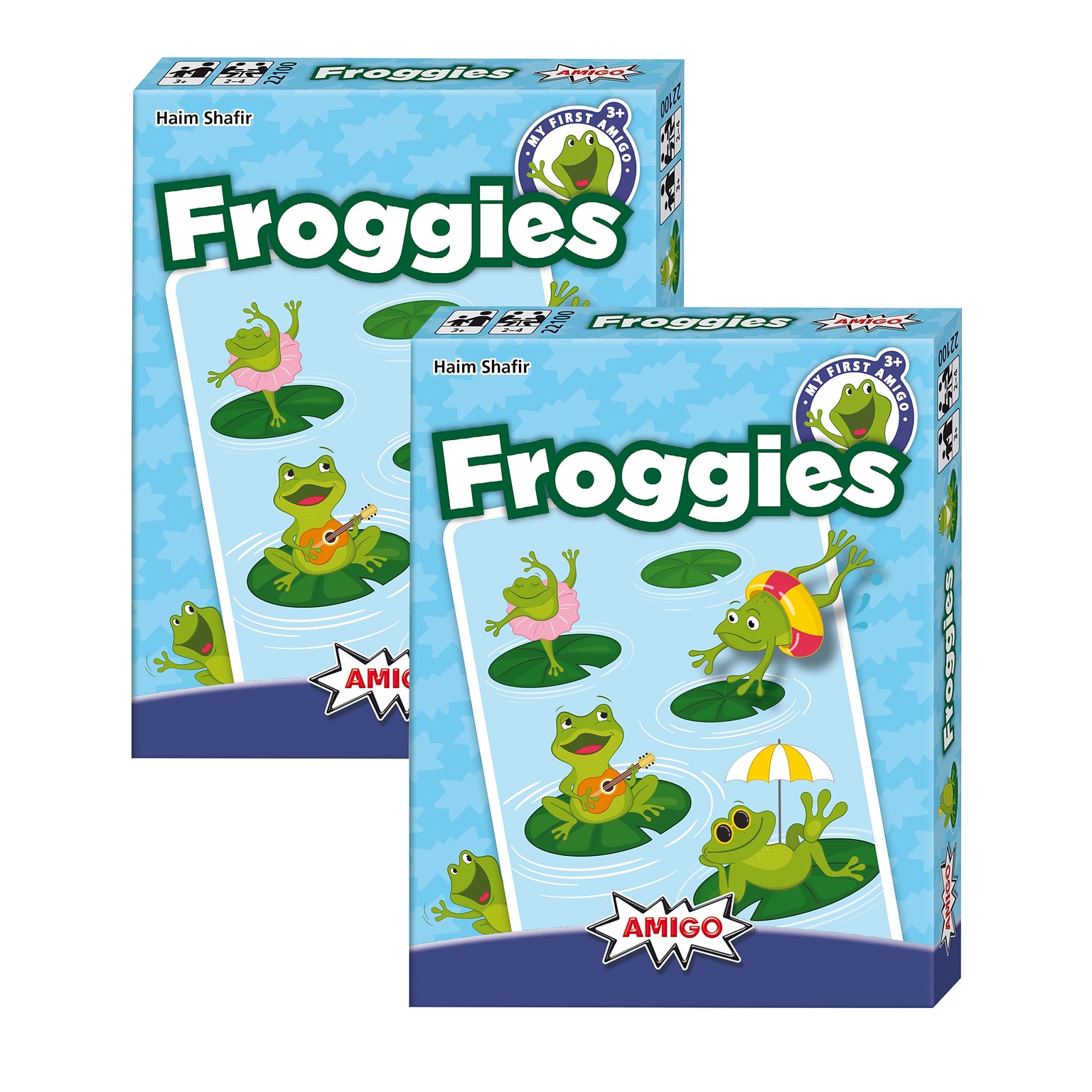 AMIGO Games My First AMIGO Card Game: Froggies, Pack of 2 (AMG22100-2)