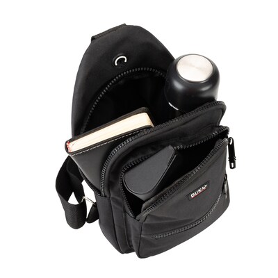 DUKAP Beekle Polyester Sling Bag, Black (BDK-BEE-BLK)
