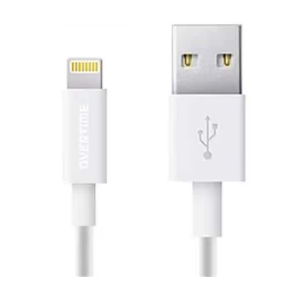 Apple Lightning USB Cable for iPhone/iPad/iPod Touch, 3.3 ft., White  (MD818AM/A)