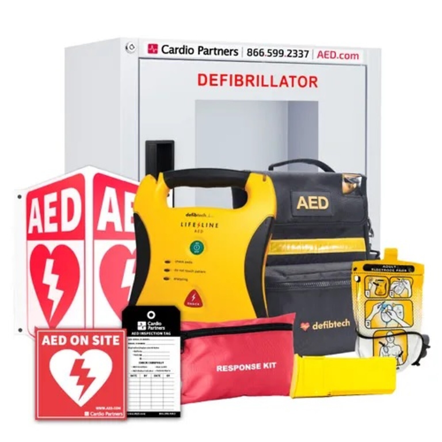 Defibtech Lifeline AUTO Fully Automatic AED Package (BVPDTAUTO5B)